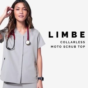 Figs XXS scrub cement moto top